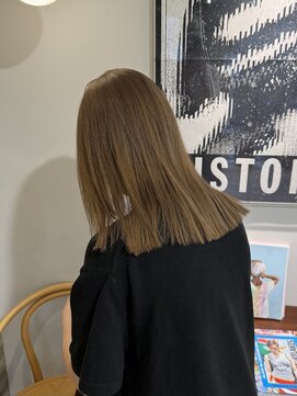 ヲタク(wotaku.) ベージュカラーミルクティーベージュダブルカラー透明感カラー