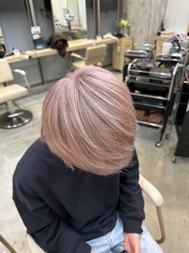 ヴァイス 新宿店(VAICE) Pink beige ブリーチ2回～