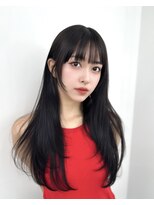 アマトウキョウ アユンチェ(AMA TOKYO×AYUNCHE) 前髪顔まわり韓国ヘアレイヤーカットサイドバンク2wayバンク韓国