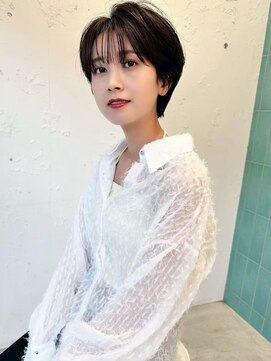 ロミー 本厚木(ROMMY.) 20代30代40代50代☆くびれヘアショート☆前髪カット黒髪