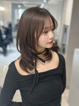 ユーフォリア 池袋東口駅前店(Euphoria) 20代30代◎韓国風ふんわりレイヤーグレージュカラー