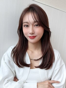 アフロート エル 錦糸町(AFLOAT L) 暗髪×髪質改善で憧れのツヤ髪に♪ワンカールセミロング