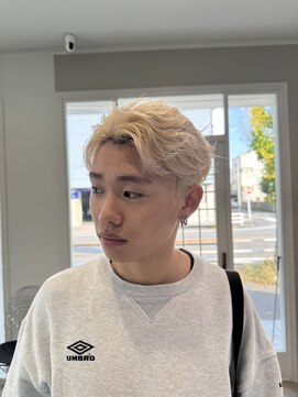 ダイアモンドリリー(Diamond Lily) メンズカット×パーマ×ブリーチ