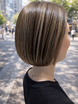 ヘアー インフィニティ ナチュラル 八戸店 Hair infinity Naturalの写真/立体感や動きをプラス★大人のデザインカラーをご提案。