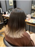 ホワイトベージュ［暗めカラー/デザインカラー］長野歌穂