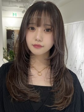 アフィナー 上大岡(Afinar) ブリーチハイライト髪質改善ダブルカラーレイヤーカット