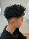 千葉駅MEN’S HAIR/サーフカール/刈り上げセンターパート