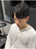 センターパート×毛流れスタイル（名古屋／栄/メンズ）