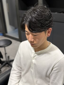 ハイプ 名古屋栄(HYPE) センターパート×毛流れスタイル(名古屋/栄/メンズ)