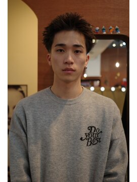 エディ(Edy) メンズスパイキーショート刈り上げスキンフェード眉毛カット岡山