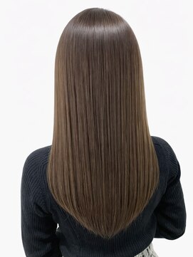 ウォーターリリー 川西店(Water Lily) 艶感ベージュストレートレイヤー