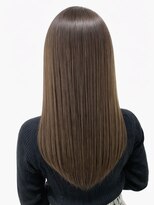 ウォーターリリー 川西店(Water Lily) 艶感ベージュストレートレイヤー