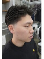 チルチェア ノースエリア 高円寺店(CHILL CHAIR north area.)&nbsp;テーパーフェード×ルーズバックスタイル<高円寺/バーバー>