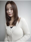 レイヤーカットウルフカットボブグレージュオリーブべージュ
