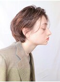 ショート/ショートボブ/丸みショート/小顔ヘア/レイヤーボブ