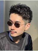 横浜西口スパイキーショートツイストスパイラルパーマフェード