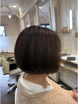 ネクサス イング 宮野木店(nexus-ing) 髪質改善白髪染めで叶える まとまり美髪ボブ