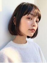 ロディーナコク 大口 新子安(rodina.coc) ダークパープル/ナチュラルショート/ミルクブラウン/夏/大口子安