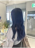 夏のネイビーブルーカラー 【由比藤】