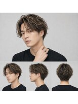メンズ サロン ドット トウキョウ 町田店(men's salon dot. tokyo)&nbsp;チャパライト×波巻きツイスパMIX