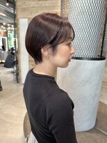 ベイショア(Bay Shore NY) 【丸みショート/ショートヘア/艶カラー】