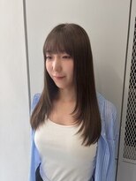 ルトワフクロマチ(Lutowa Fukuromachi)&nbsp;顔周りカット×ナチュラルストレート×ブラウン/袋町/本通
