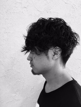 ヌーム 塚本店(NOOM) コレクション ビジネス対応ツーブロックパーマメンズマッシュ