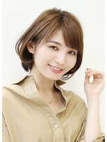 ラグエル(RAGUEL) 40代から　小顔ひし形ボブスタイル　