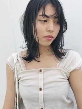 スティードトーキョー(Steed Tokyo) 抜け感 × ダークネイビー × rough medi【Steed/立川】