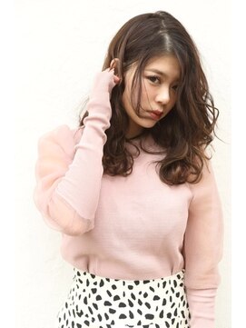 ヘアアンドメイク 心座(hair&make) ふんわりゴージャス毛先パーマ