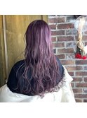 Aimee 町田　プラムバイオレット×フェミニンロング