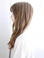 ヘアメイク ナル(hair make nalu) 透け感グレージュのゆるカールスタイル