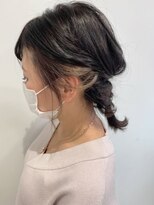 アッシュ 高円寺店(Ash)&nbsp;イヤリングカラー　シルバーベージュ