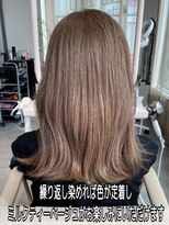 ミレット(millet)&nbsp;ご自宅の白髪染めで黒くなった髪色を明るくする方法