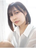 ナチュラルストレートコンパクトボブ