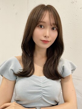 ルームバイシー 新宿(Loom. by Sea) 【Loom.林】大人可愛いくびれヘア/ペールベージュ/韓国ヘア