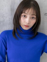 ポケット ヘア いわき泉テラス店(POCKET)&nbsp;黒髪/グレーベージュ/レイヤーロング/前髪パーマ/いわき1