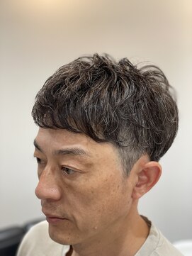 理容室 アニ(ani) 大人の爽やかツーブロックパーマスタイル