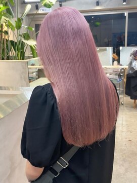 サンクプロジェクト(cinq PROJECT) ミルクティーベージュダブルカラーケアブリーチハイライト