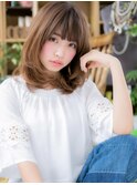 ミルクティーブラウン抜け感ヘア小顔ミディc5志木20代30代40代