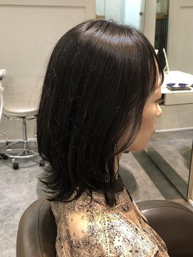 アビーヘア 市川店(abie hair) 外はねミディ