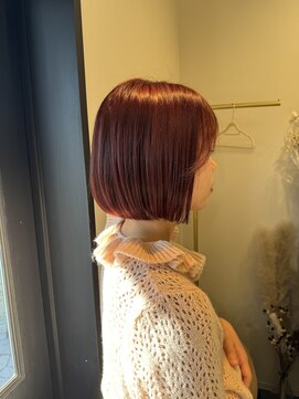 ラヴィン(LOVIN’) ミニボブ/レッドピンク