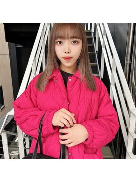 シオ ヘアー デザイン(Sio. hair design) 1ブリーチは必須です！ピンク＋ベージュでミルクティカラーに！