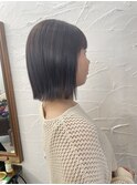 切りっぱなしボブ