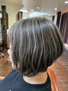 エアフローアナザーラグーン(AIRFLOW Another Lagoon) 40代/50代/白髪ぼかし/ショート