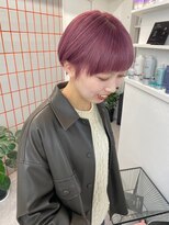 ペレ 栄店(PELE)&nbsp;前髪/アンブレラカラー/こなれミディ/イメチェン/ウェーブパーマ