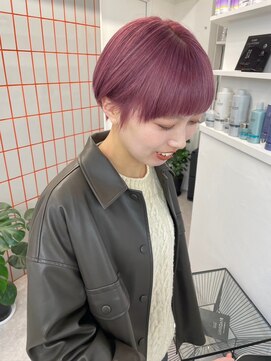 ペレ 栄店(PELE) 前髪/アンブレラカラー/こなれミディ/イメチェン/ウェーブパーマ