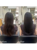 【DRAN梅田店】髪質改善×艶カラー