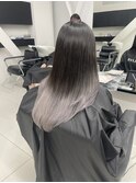 グレージュグラデーションカラー