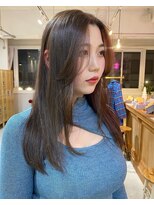 オーリーエトワ 御器所(oorry.etwa) 大人っぽ流し前髪×顔まわりレイヤーカット